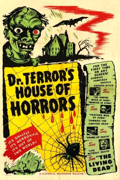 Dr Terror's House of Horrors 1965   --Vintage movie poster  (771)