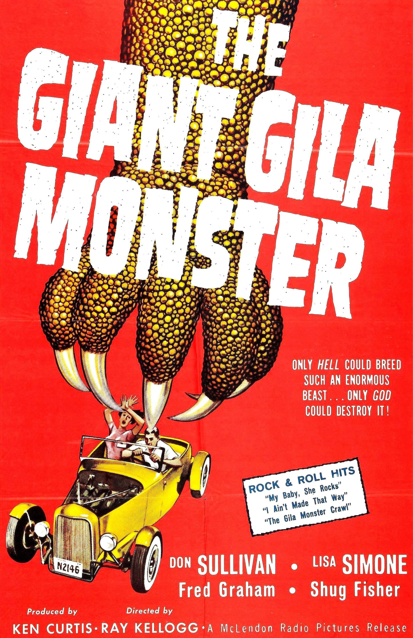 The Giant Gila Monster - Science Fiction movie poster (1015)