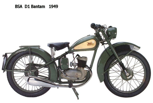 1949 BSA D1 Bantam motorcycle  advertisement poster  (2631 )
