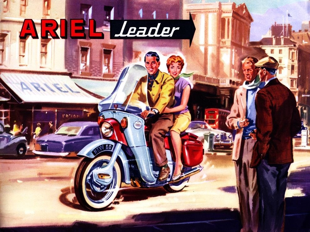 Ariel 1960  Motorcycle advertisement poster (2603)