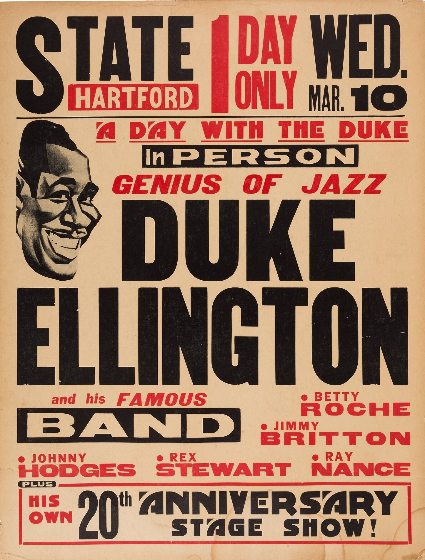 Duke Ellington Concert poster re print (5581)